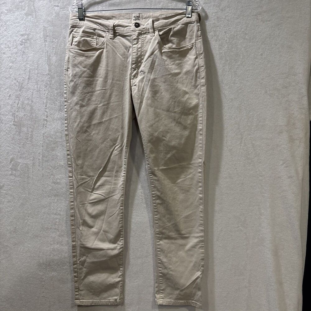 Flint and Tinder 365 Slim Fit 5-Pocket Pants Salt Men's Size 32x30 Huckberry